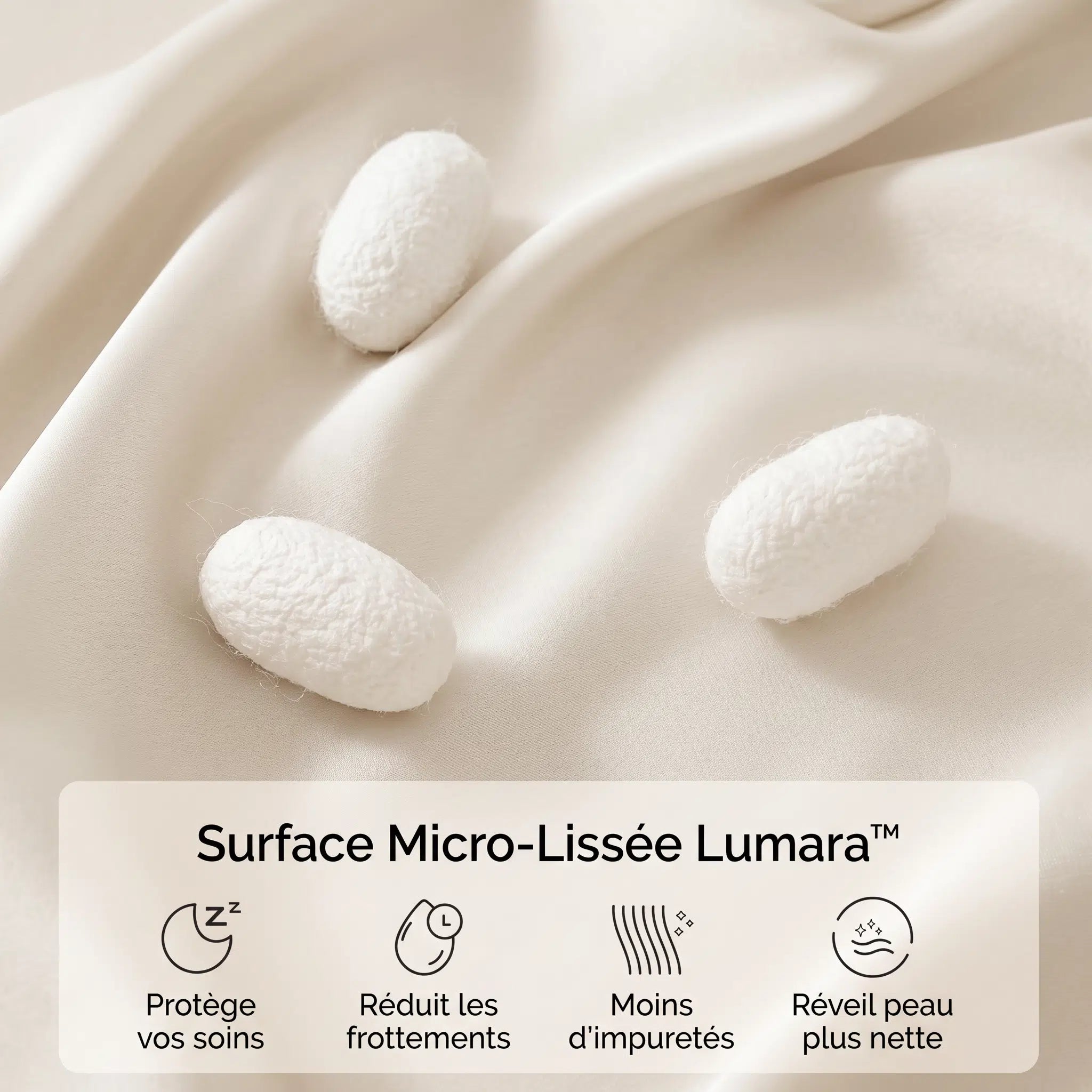 Taie d'oreiller Micro-Lissée Lumara